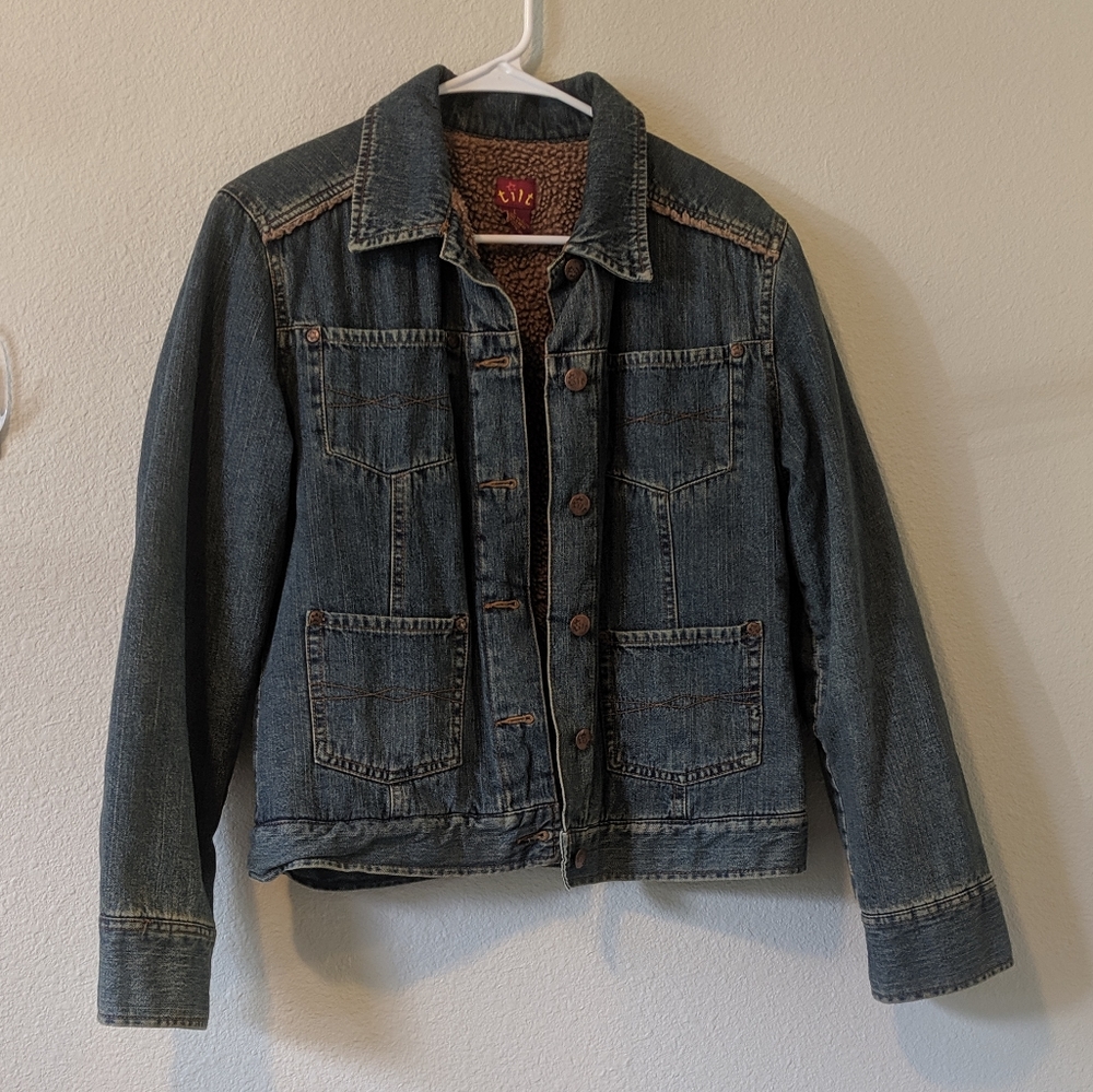 Sherpa Lined Denim Jacket